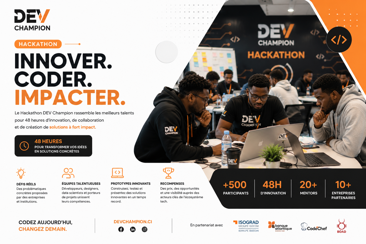 Hackathon DEVCHAMPION - Événement