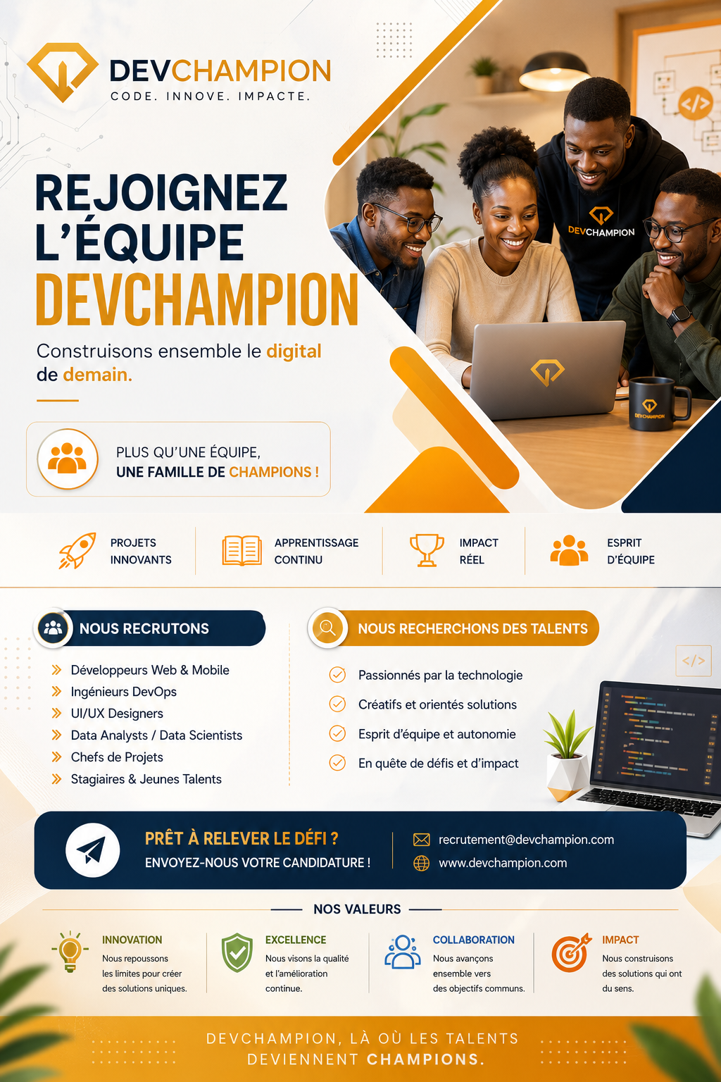 Recrutement IT DEVCHAMPION 1