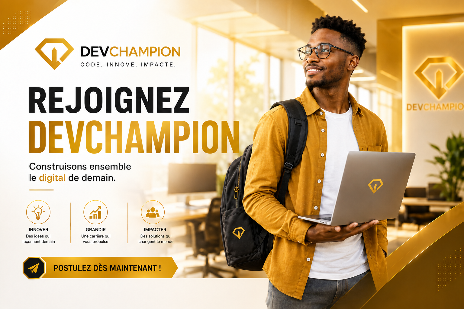 Rejoindre la communauté DEVCHAMPION